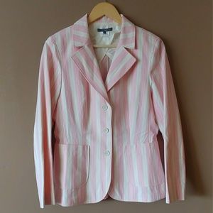 Teenflow 💜 Pink Stripes Blazer
